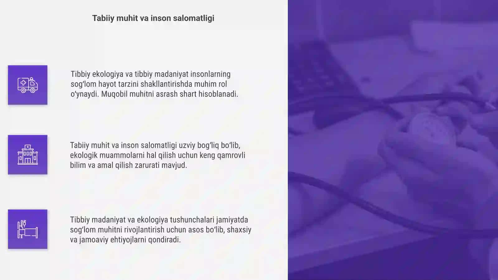 Tibbiy ekologiya va tibbiy madaniyat 4