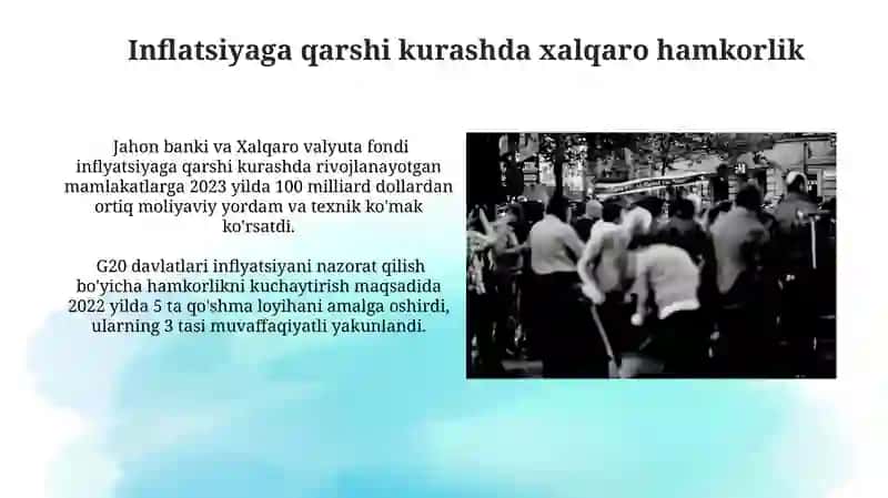 Inflaytsiyaning iqtisodiy ijtimoiy oqibatlari va ularni jilovlash usullari 4