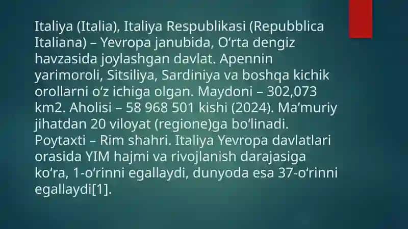 Italiyada Qurilish menejmenti 4