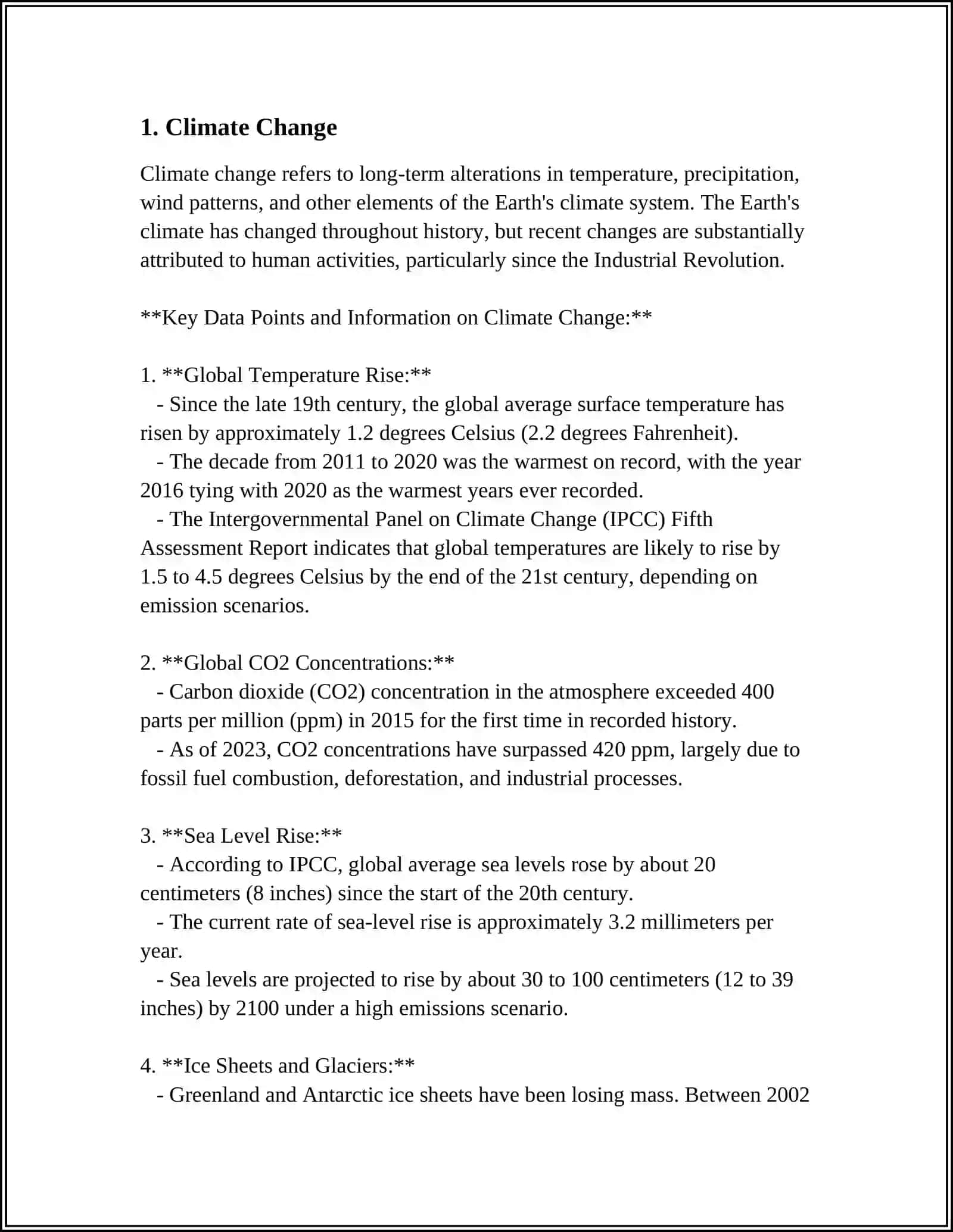 Climate Change Study 4