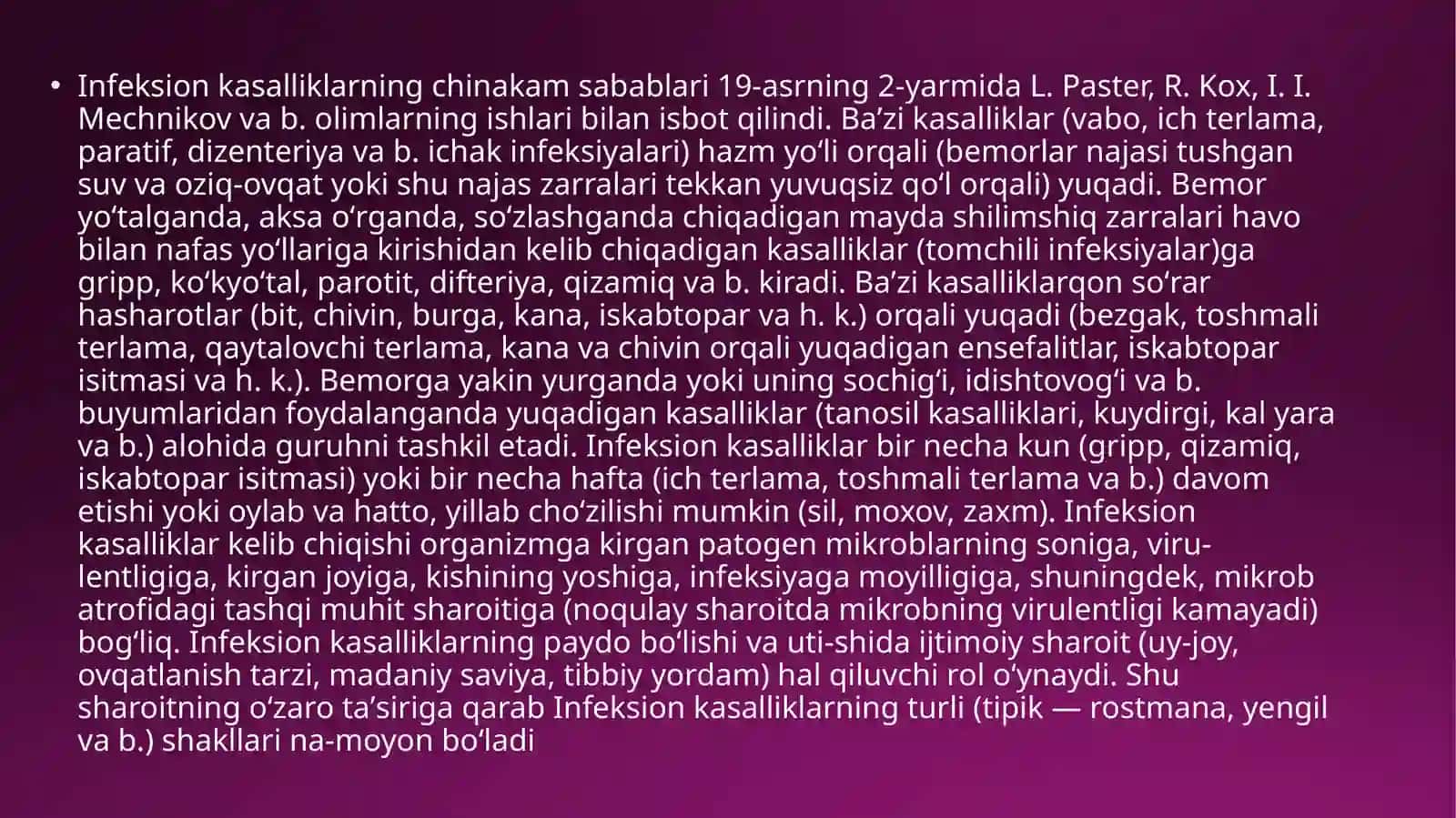 INFEKSION KASALLIKLARNI DIAGNOSTIKA USULLARI 4