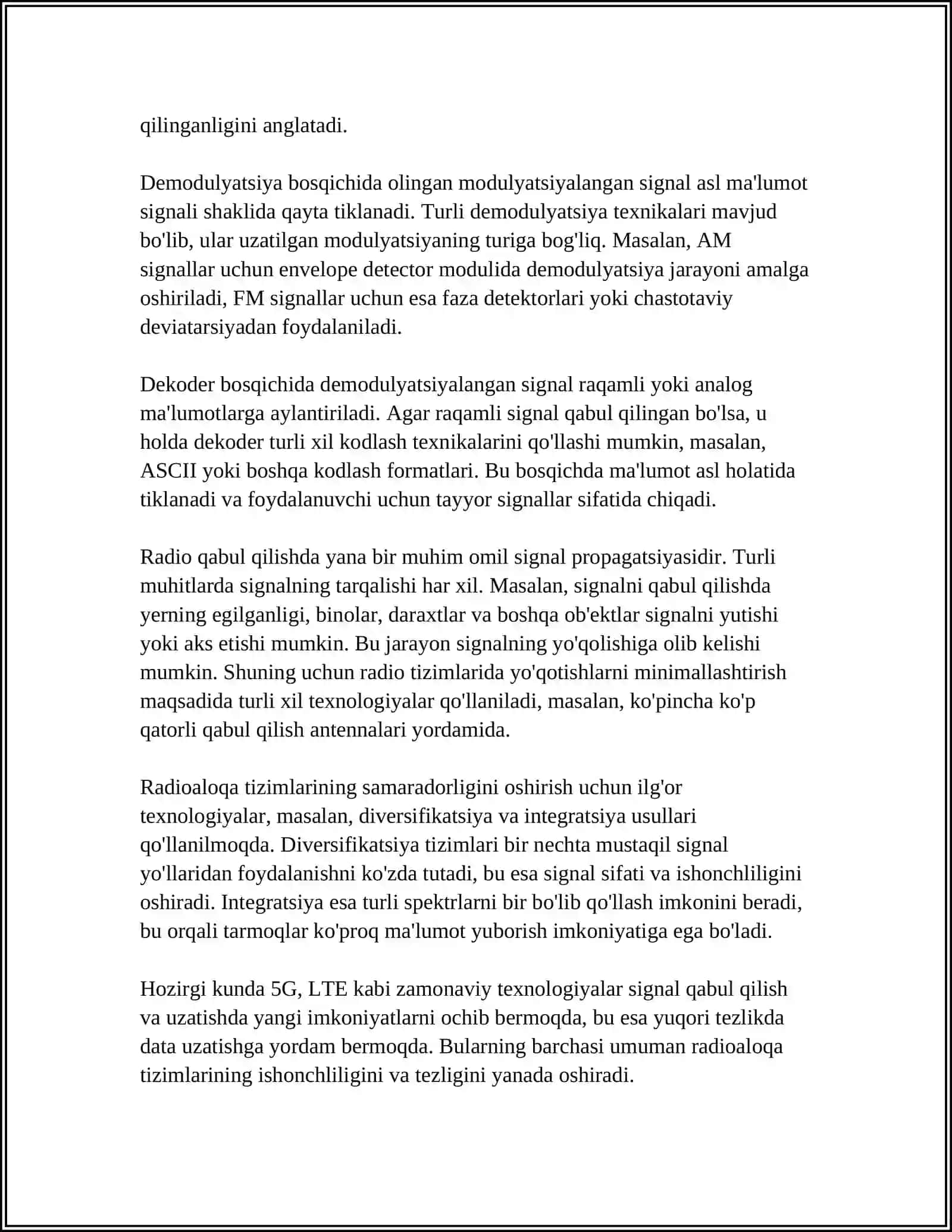 RADIOALOQA TIZIMLARINING QABUL QILISH QURILMALARI 4