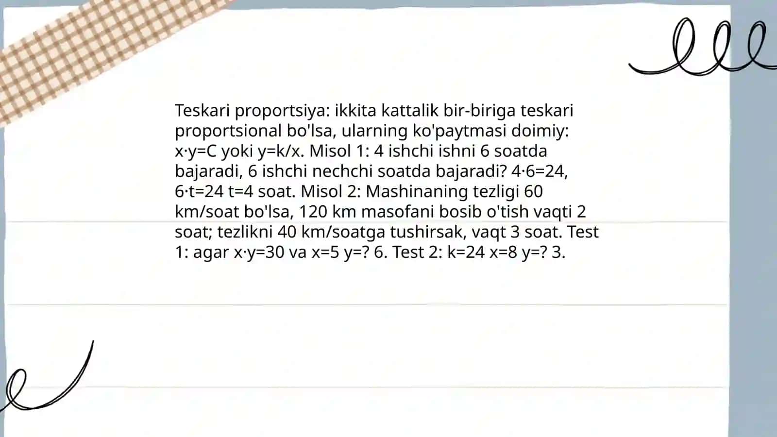 Bogʻlanish turlari test topshiriqlari 4