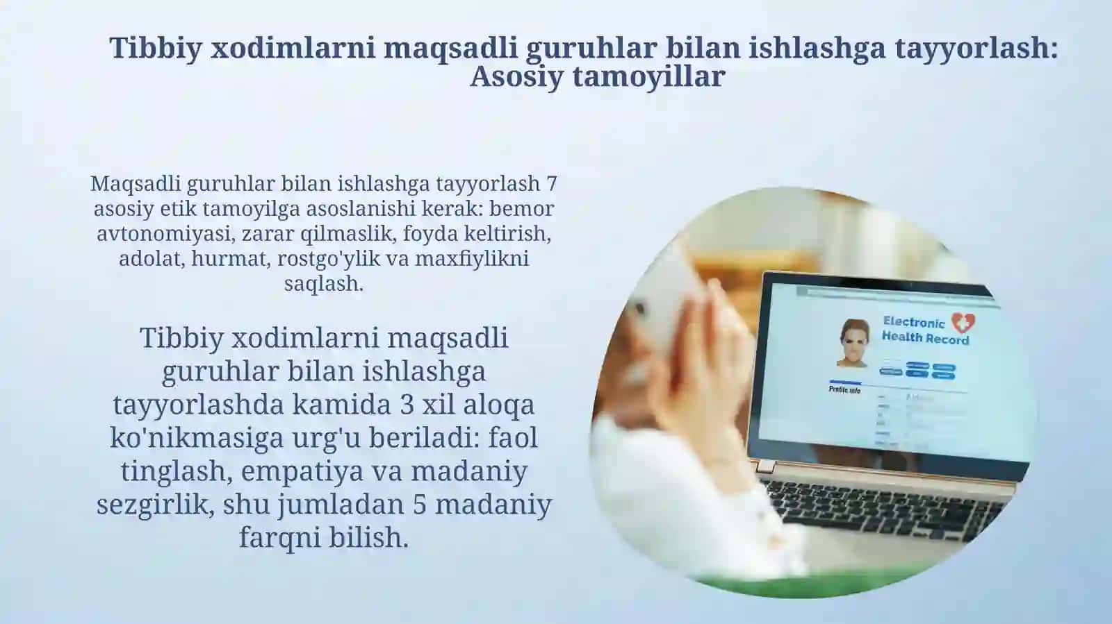 Tibbiyot xodimlarning maqsadli guruhlarda ish olib borish standartlari va algoritmlari 4