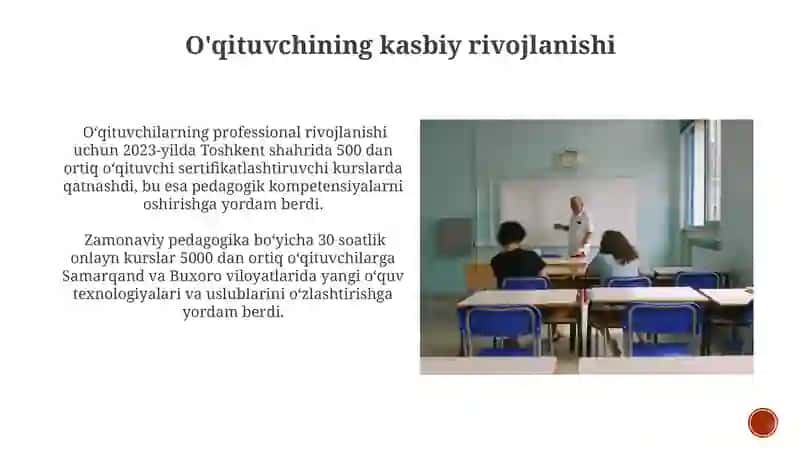 Zamonaviy pedagogikada pedagoglik kasbi va unga qoʼyilayotgan talablar 4