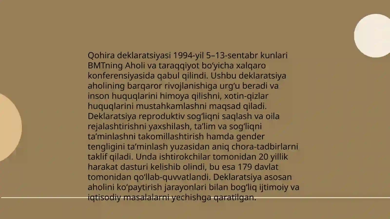 Qohira deklaratsiyasi tarixi va mazmuni 4