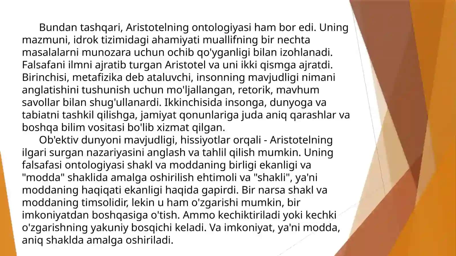 Aristotel ontologiyasining tasnifi 4