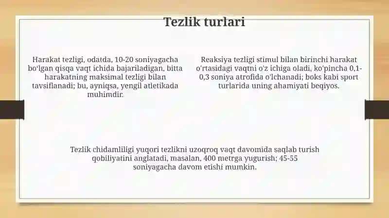 Tezlikni rivojlantirish uslublari 4