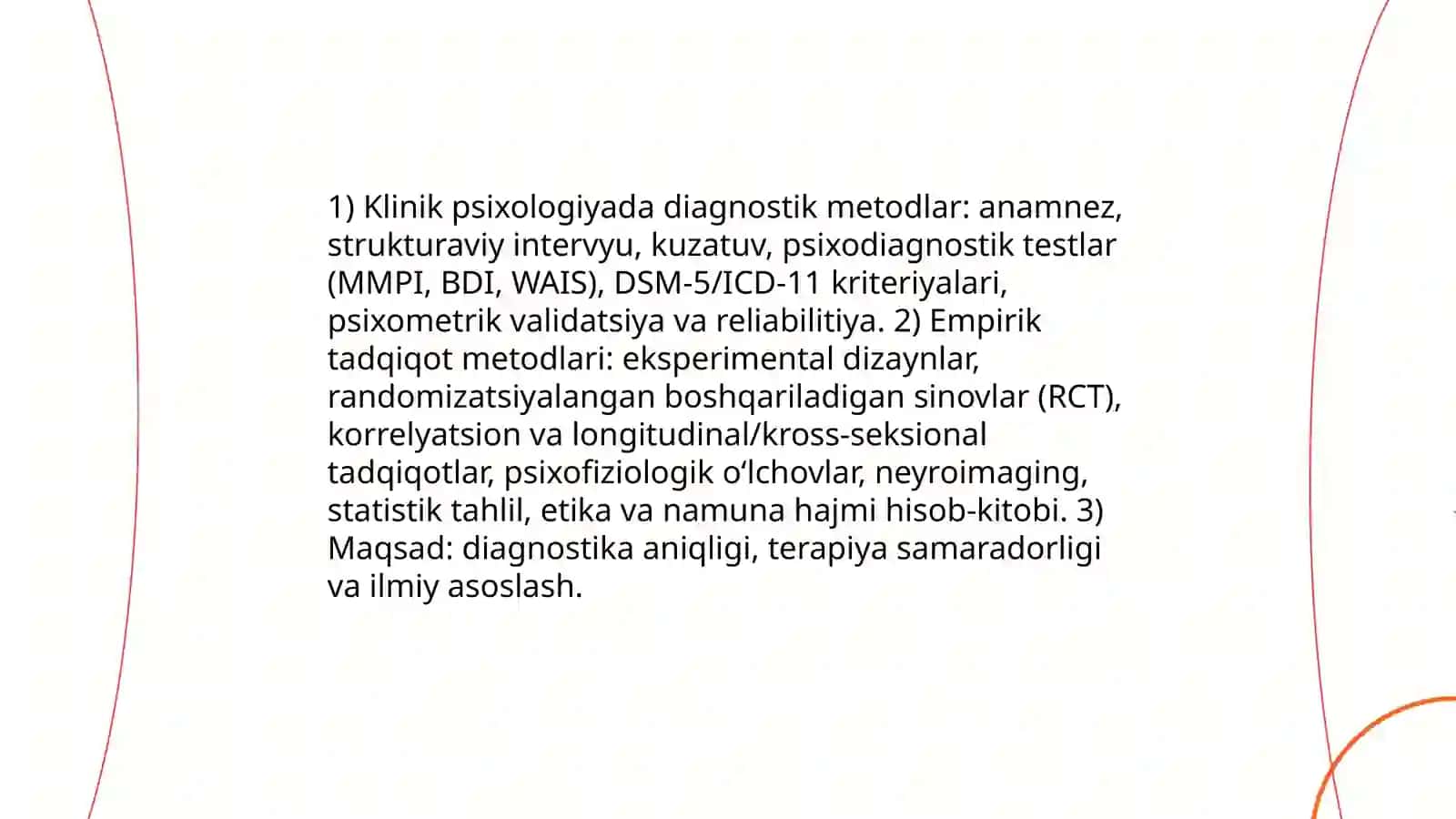 Kognitiv psixologiyada eksperimental tadqiqot metodlarining qo'llanilishi 4