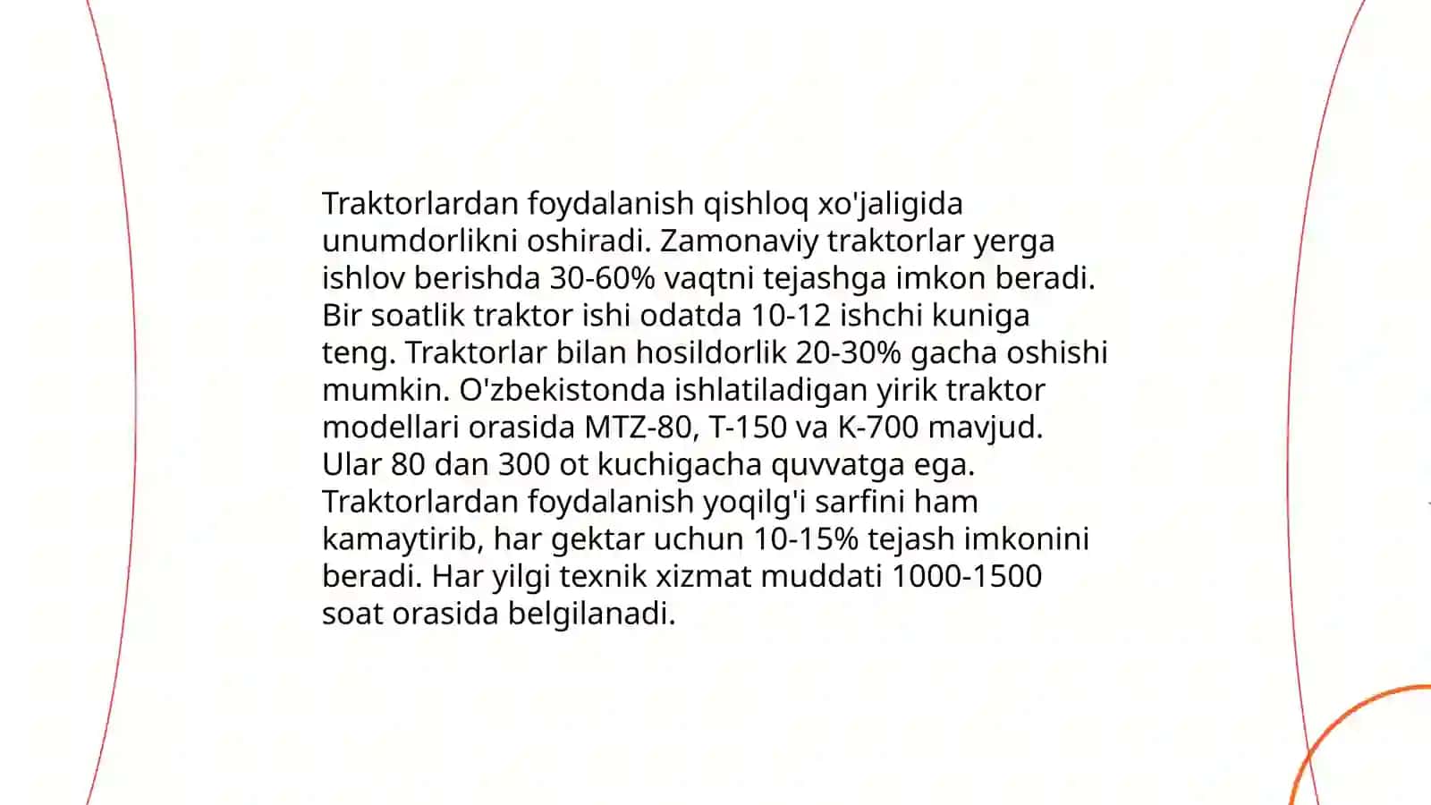Qishloq xojaligini mexanizatsiyalash Ergashbekov Shahriyor 4