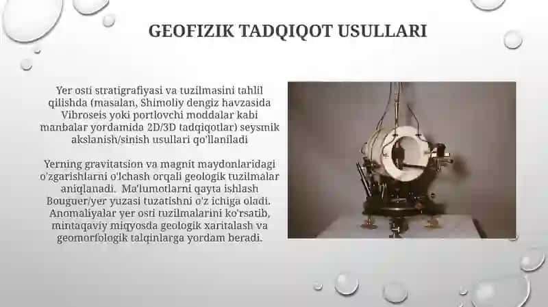 Geologiya va geomorfologiya fanlarida qoʼllaniladigan tadqiqot uslublarini taxlil qilish 4