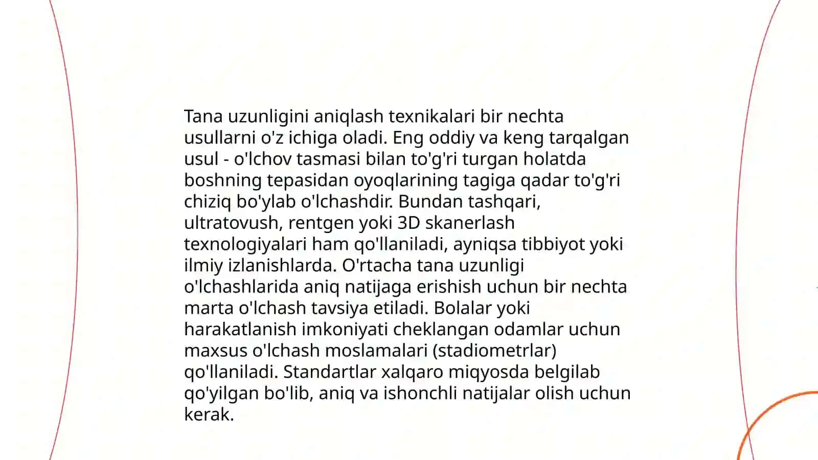 Hayvonlarning òlchovlarini olish tana tuzilish indeksni xisoblash va ekste profilni tuzish 4