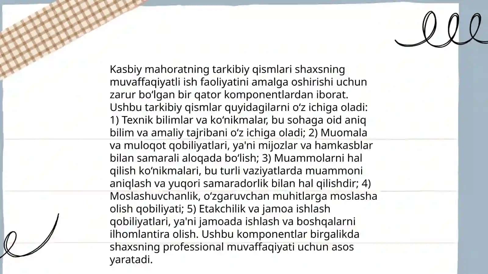 Kasbiy mahorat tushunchasi va pedagogik metodlar 4