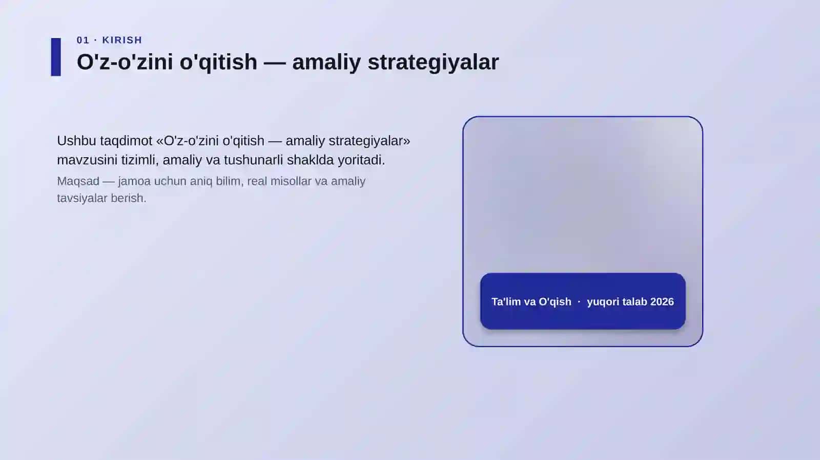 O'z-o'zini o'qitish — amaliy strategiyalar 4