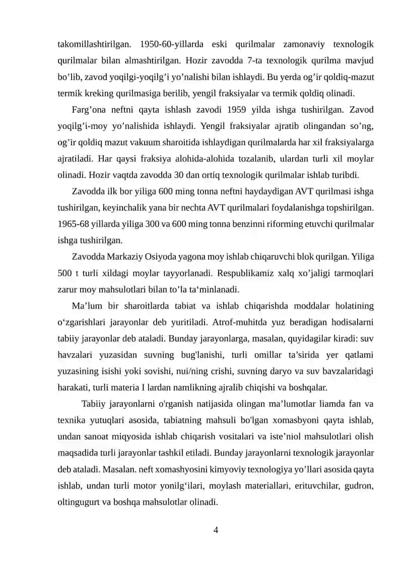 Neft maxsulotlarini tozalash. 4