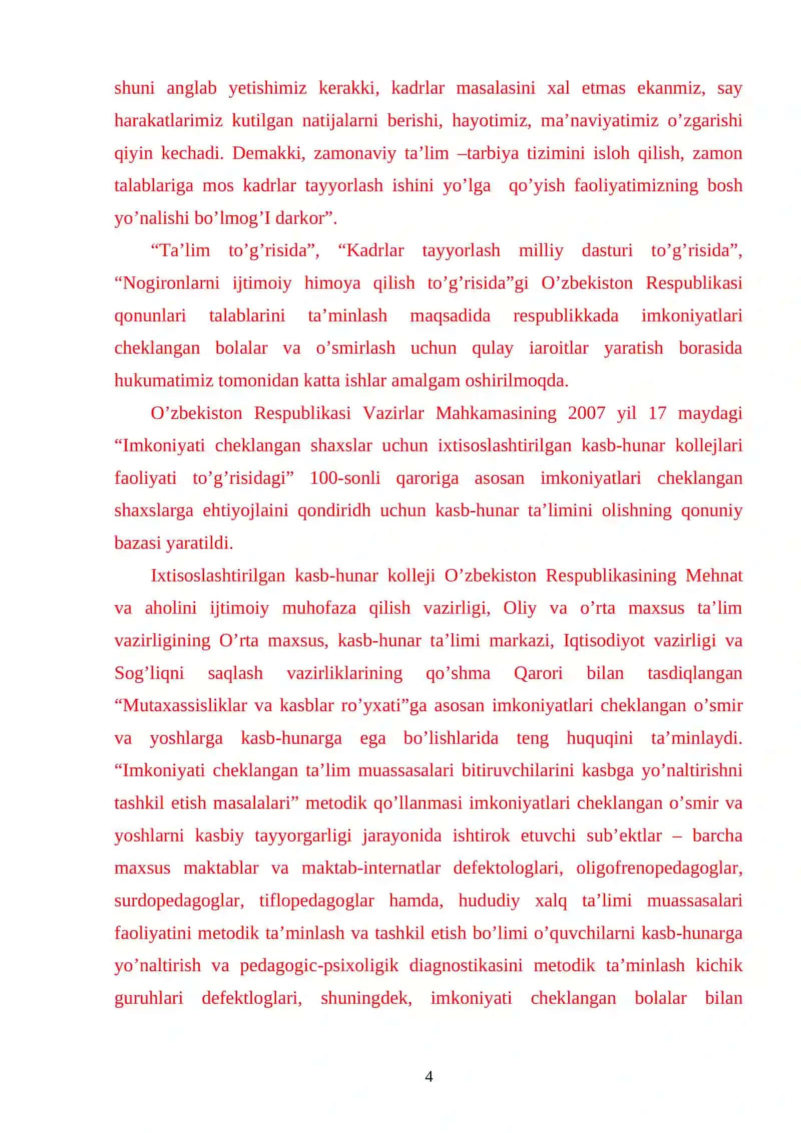 Defektologiya yo’nalishi 4