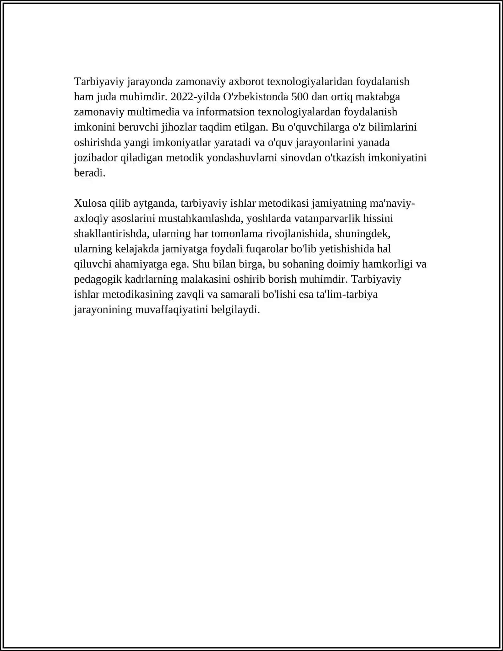 TARBIYAVIY ISHLAR METODIKASI FANINING MAQSAD VA VAZIFALARI 4