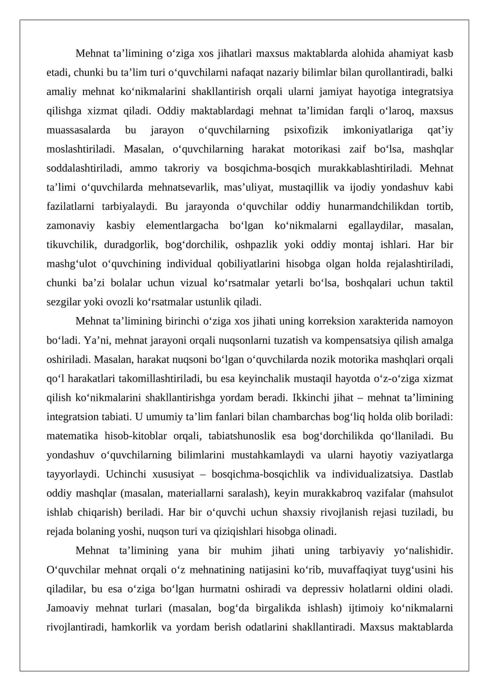 Maxsus mehnat ta'limi maktabi o‘quvchilarini ijtimoiy hayotga tayyorlashning ahamiyati 4