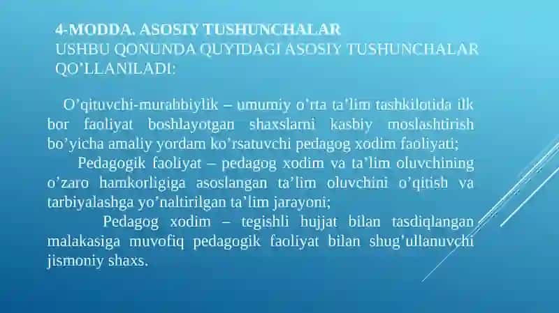 Pedagog xodimning maqomi 4