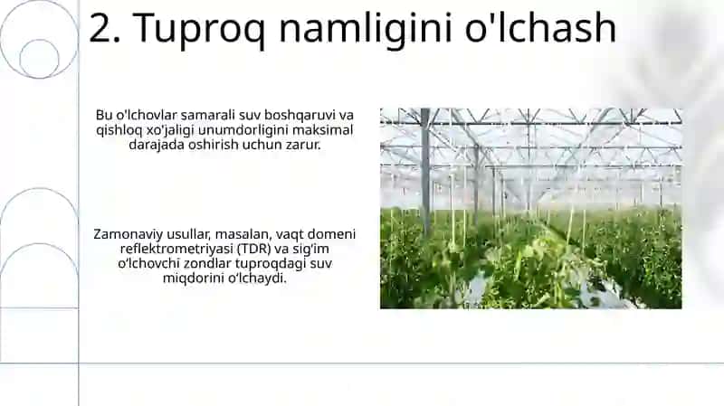Suv xoʻjaligi va melioratsiyada elektr va noelektrik kattaliklarni elektr usulida o'lchash 4