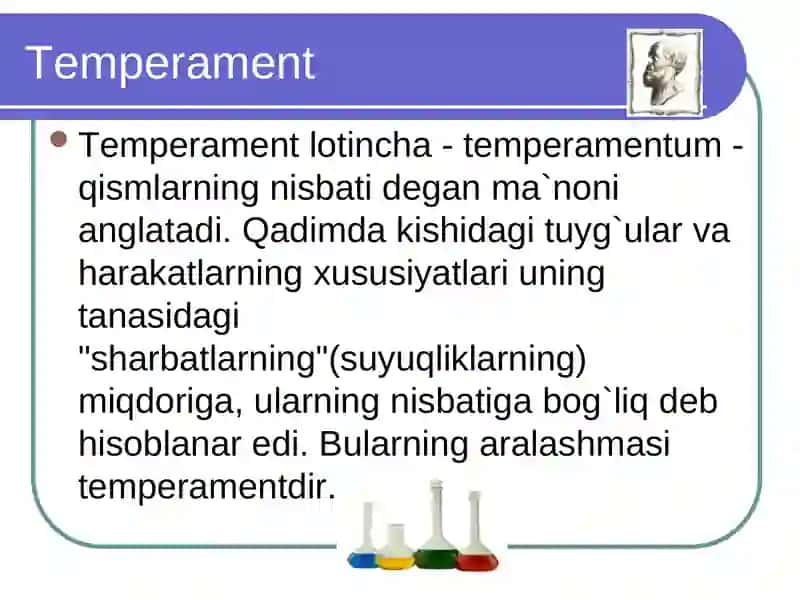 Temperament va faoliyat uslubi 4