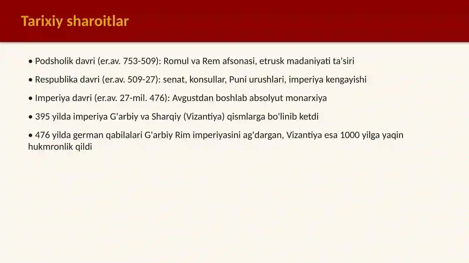 Qadimgi Rimda fan 4