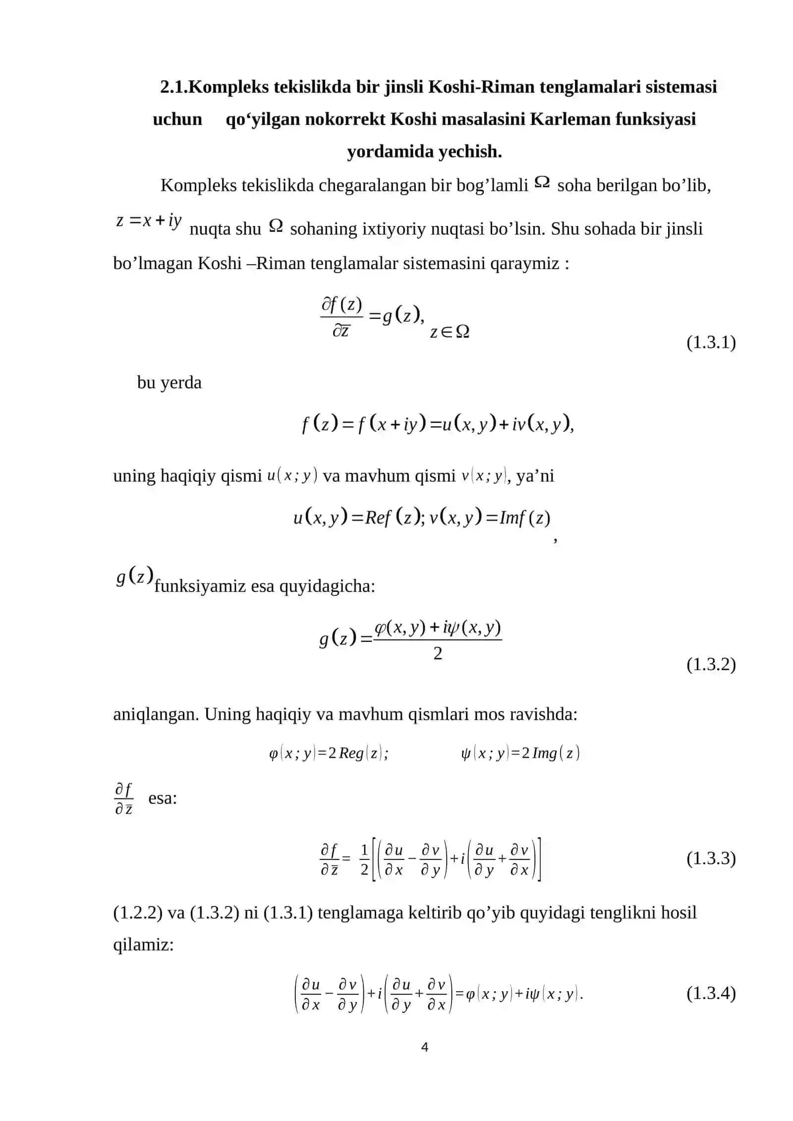 Matematika va informatika 4