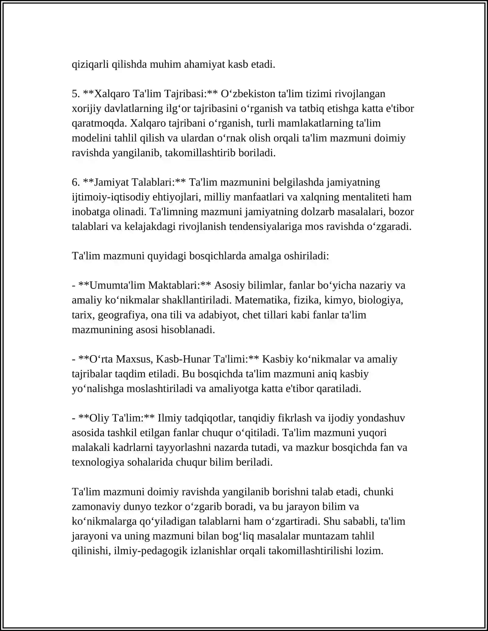 MUSTAQIL ISH Mavzu: PEDAGOGIK ODOB PEDAGOGIK NAZOKAT 4