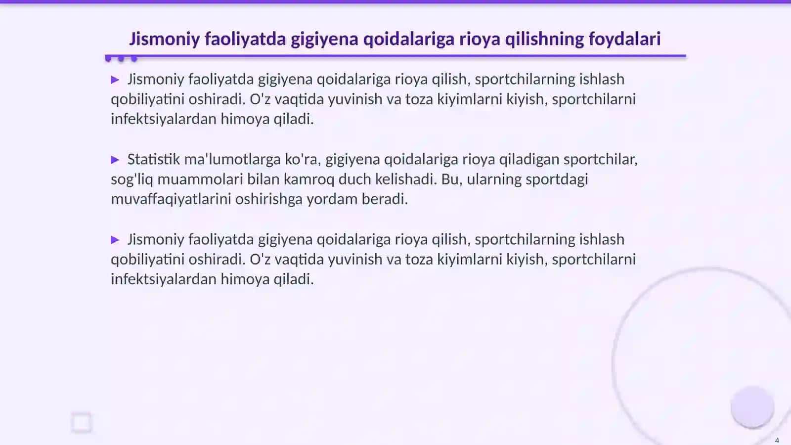 Gigiyena qoidalariga rioya qilishning ahamiyati 4