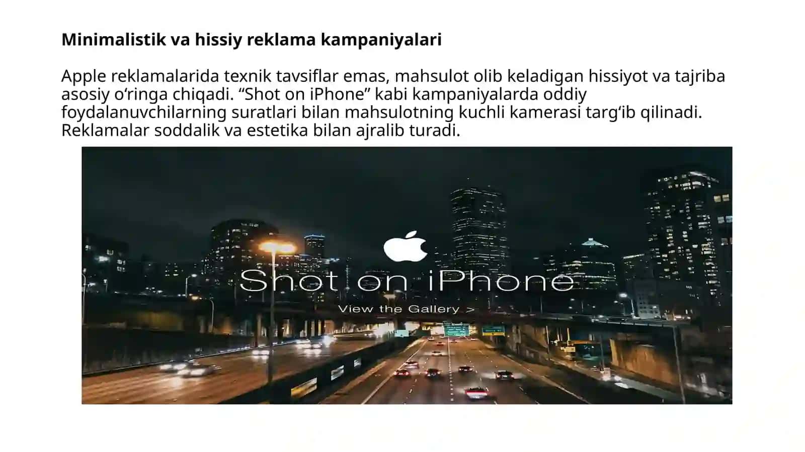 Apple kampaniyasi va uning marketingi haqida 4