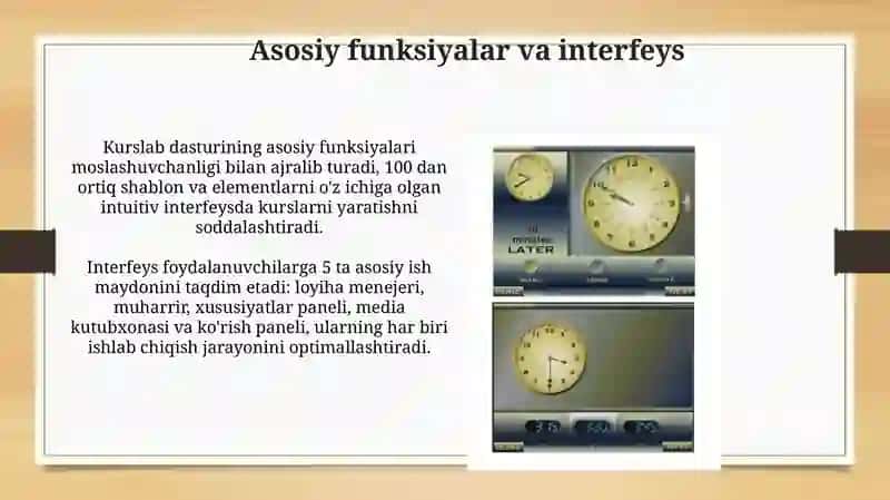 CoursLab dasturlari va uning imkoniyatlari 4