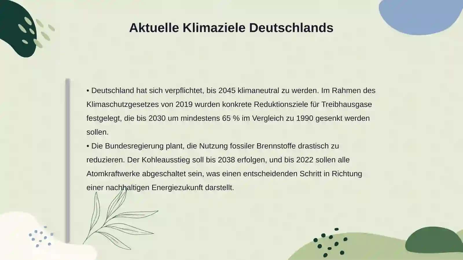Deutschland: Umwelt/ Klima/ Energie 4