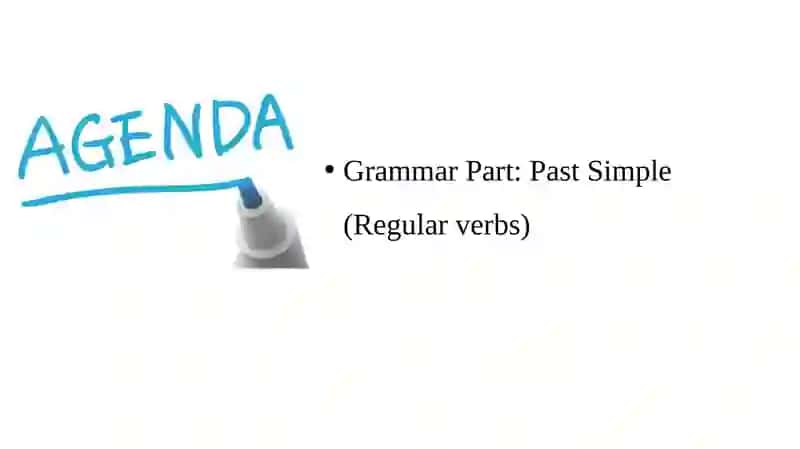 PastSimple (Regular verbs) 4