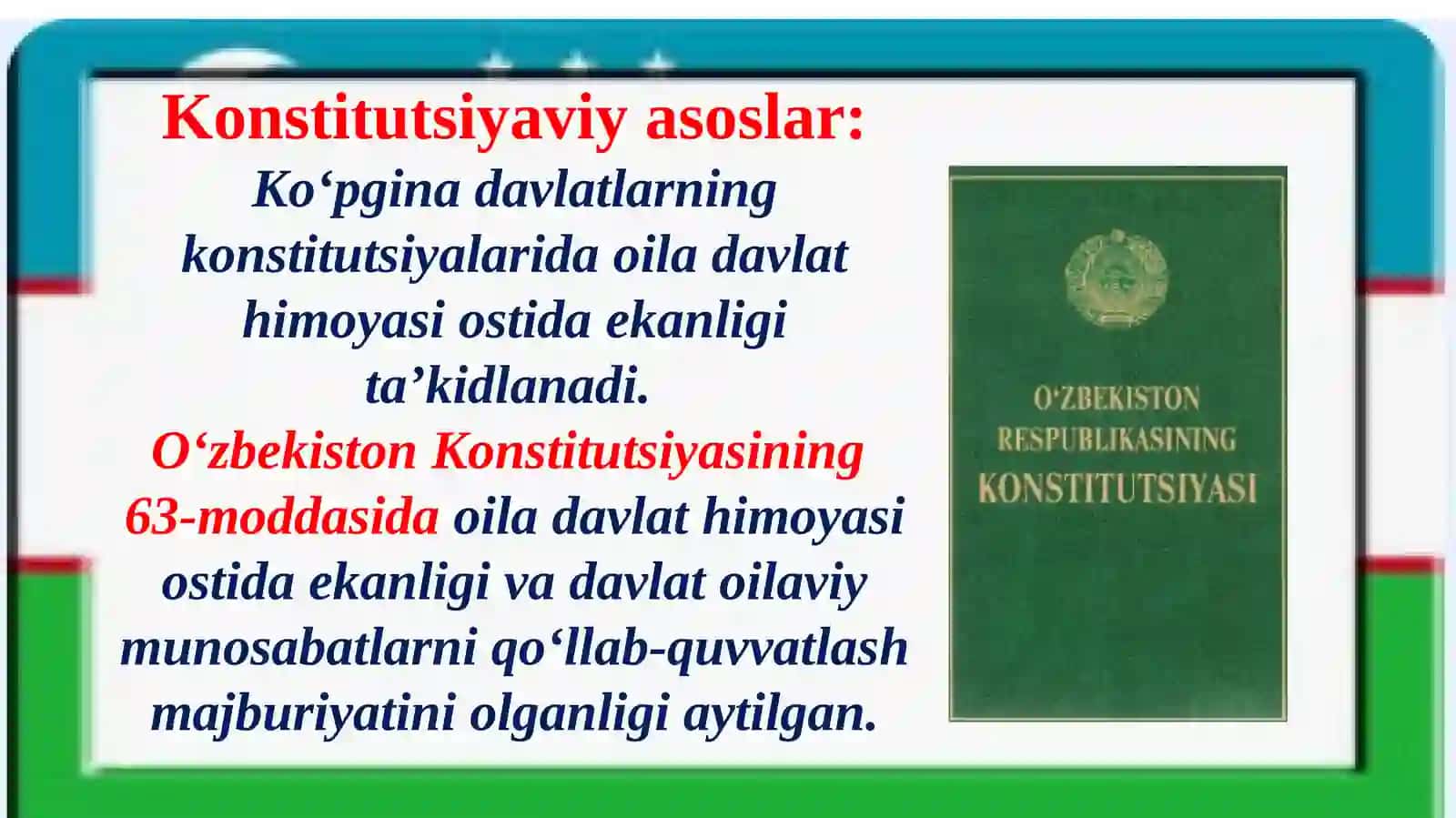 Oilaning huquqiy asoslari 4