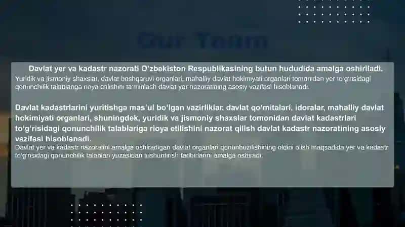 Davlat Yer Nazorati 4