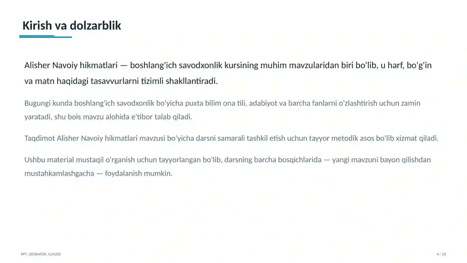 Alisher Navoiy hikmatlari (3-sinf) 4