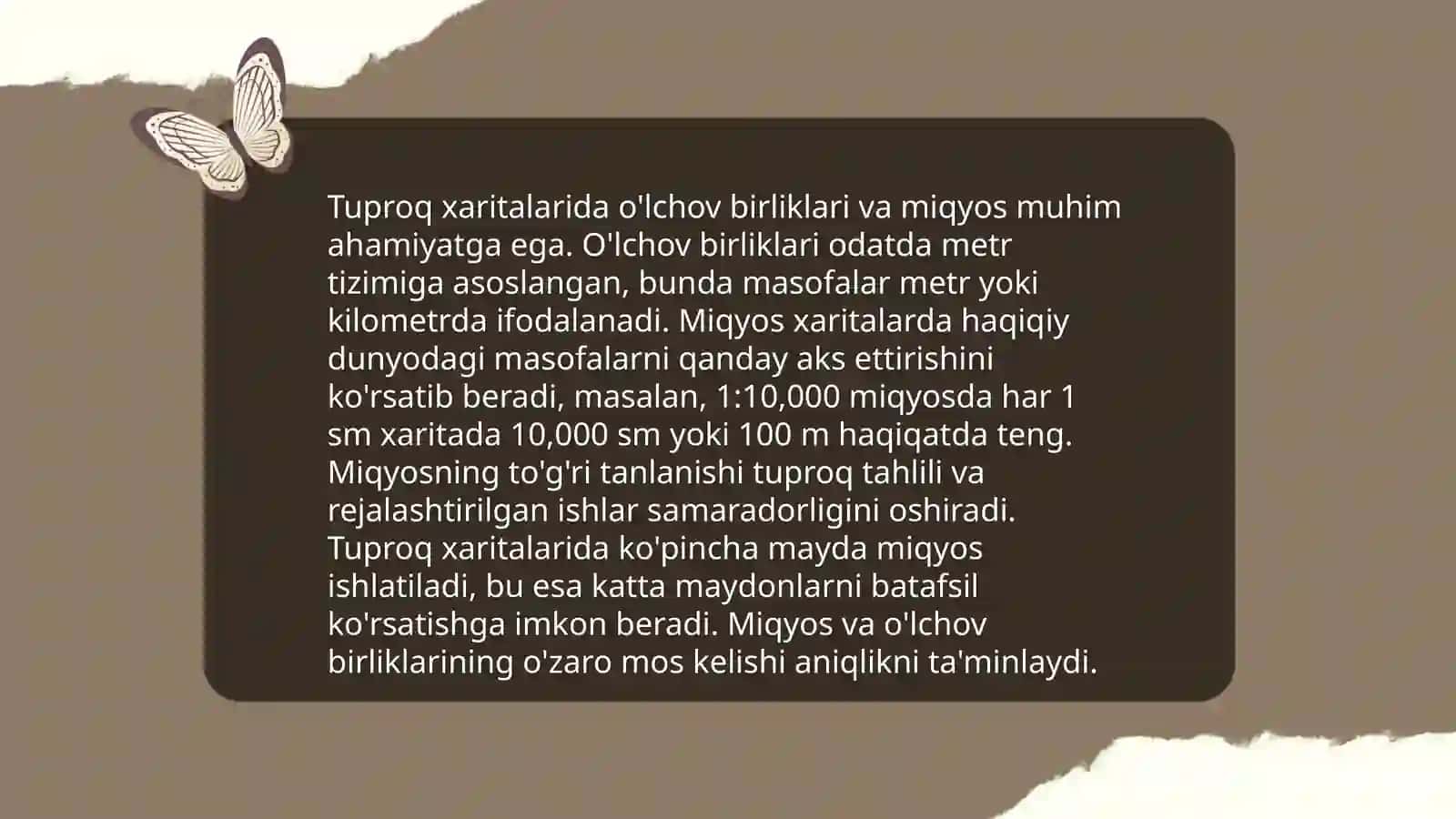 Tuproq xaritalari va ulardan qishloq xo'jaligida foydalanish 4