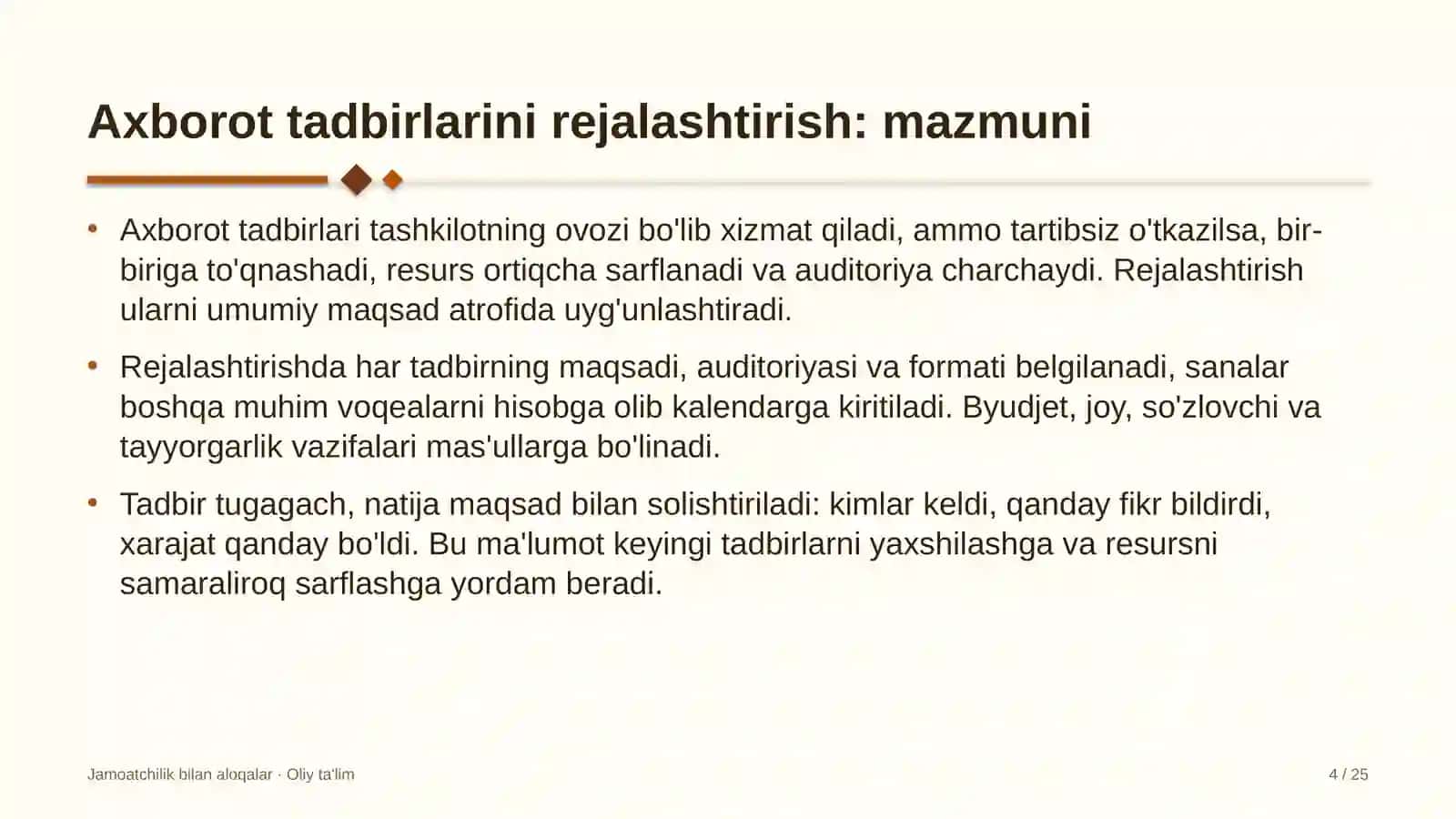 rangli metallurgiyada axborot tadbirlarini rejalashtirish 5793 4