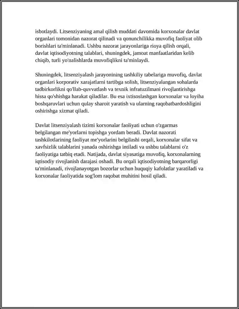 KORXONALAR FAOLIYATINI DAVLAT TOMONIDAN TARTIBGA SOLISH 4