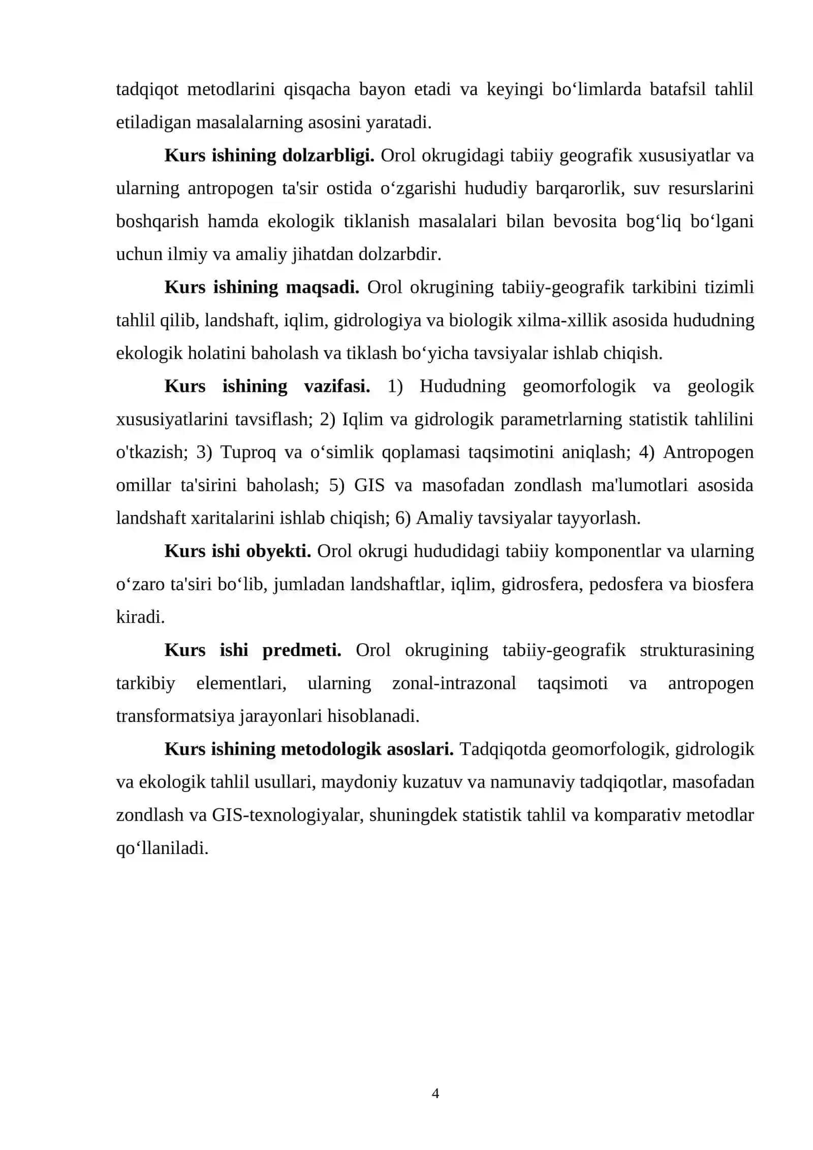 Orol okrugiga tabiiy geografik tavsif 4
