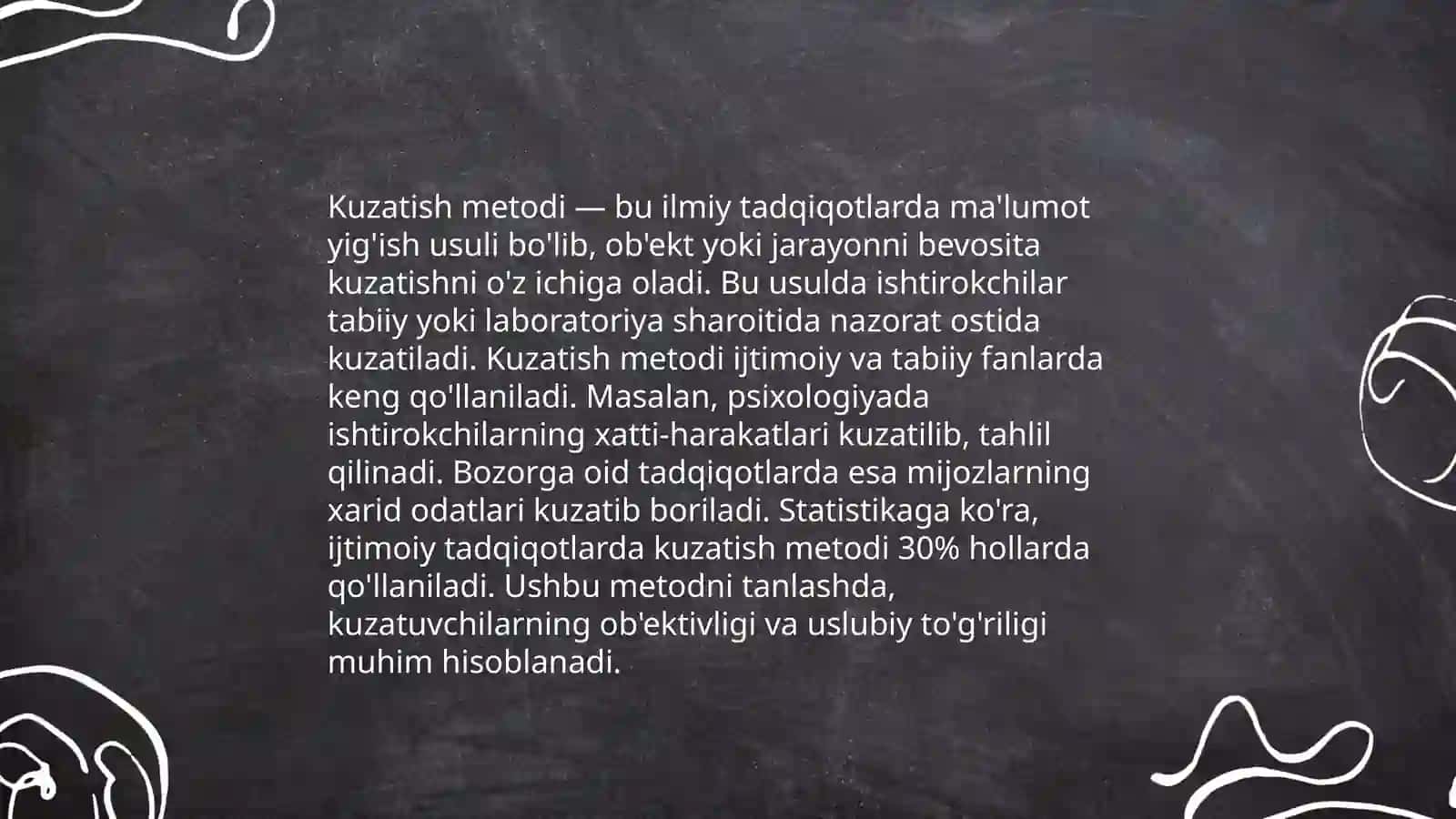 Psixologiya fanining tadqiqot metodlari 4
