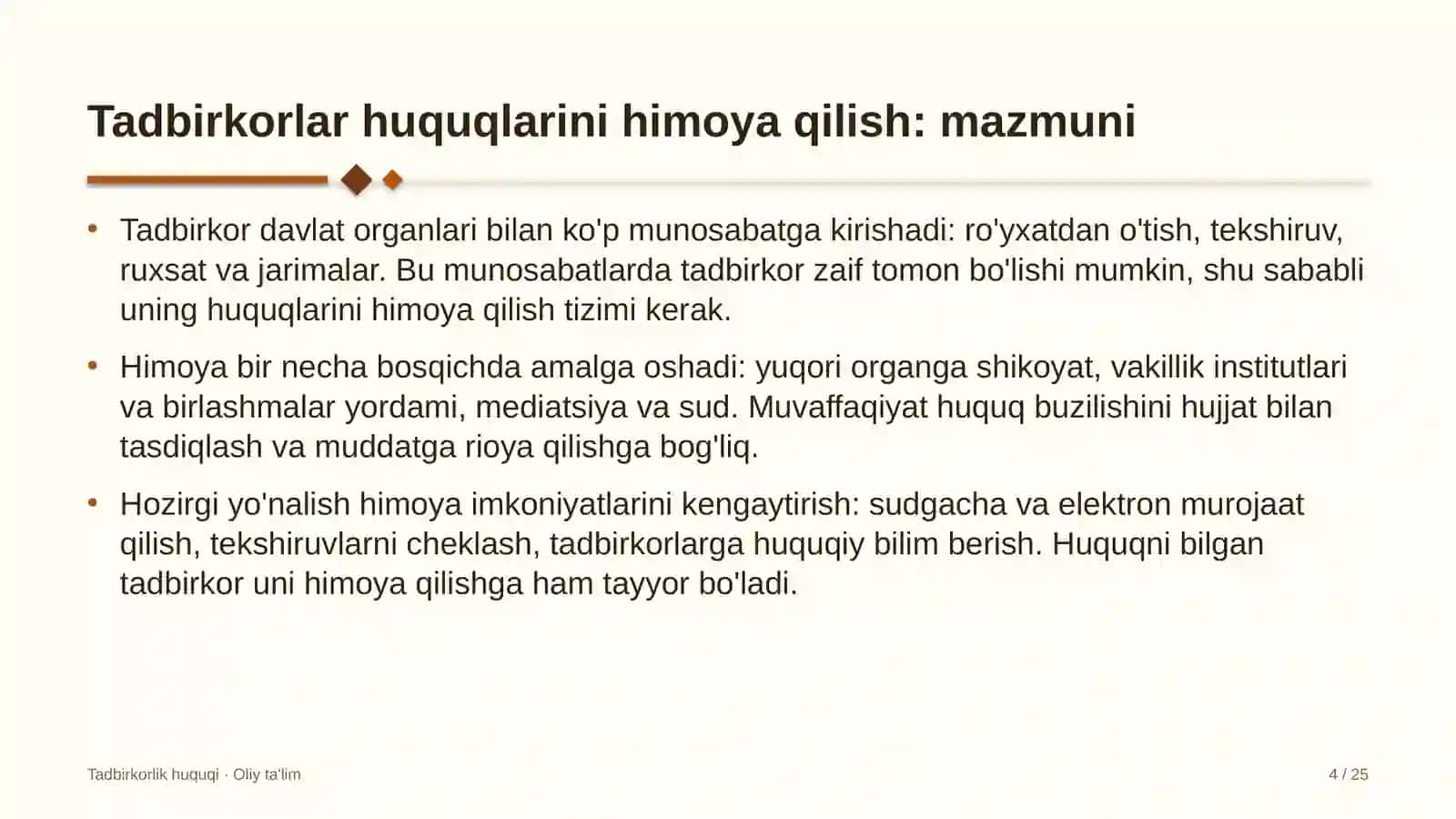 sholichilikda tadbirkorlar huquqlarini himoya qilish 6807 4