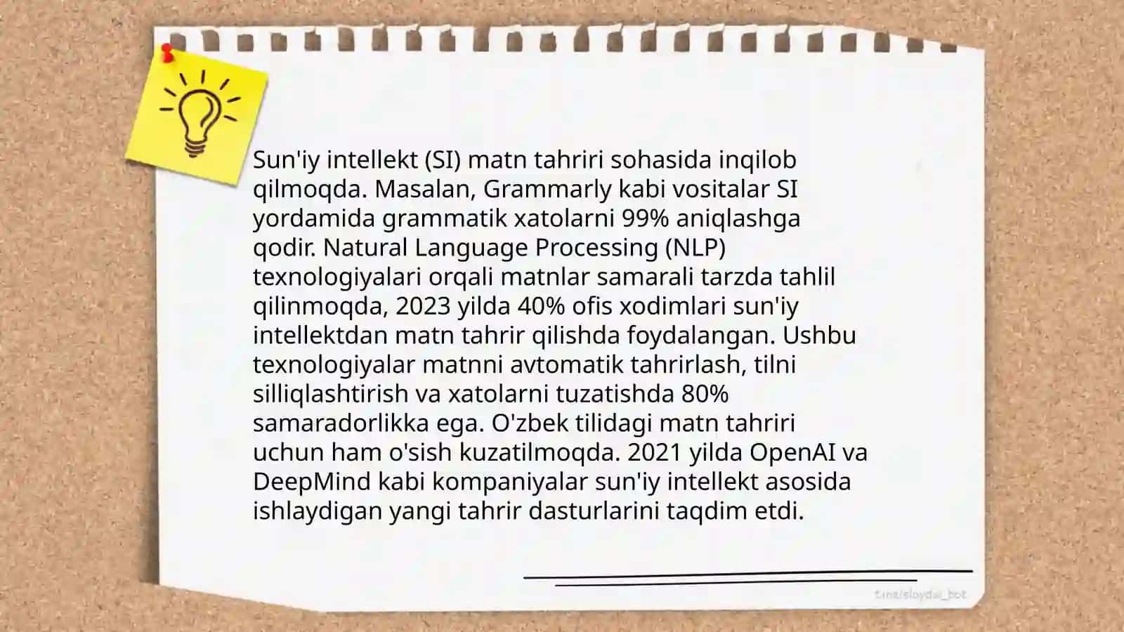 Matnlarni avtomatik tahrirlash dasturlari 4