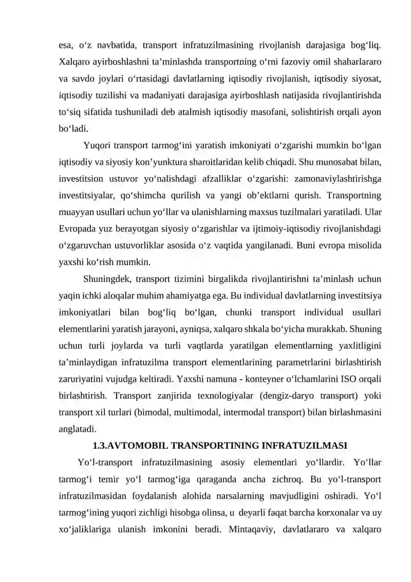 10-mavzu. XALQARO LOGISTIKA INFRATUZILMASI 4