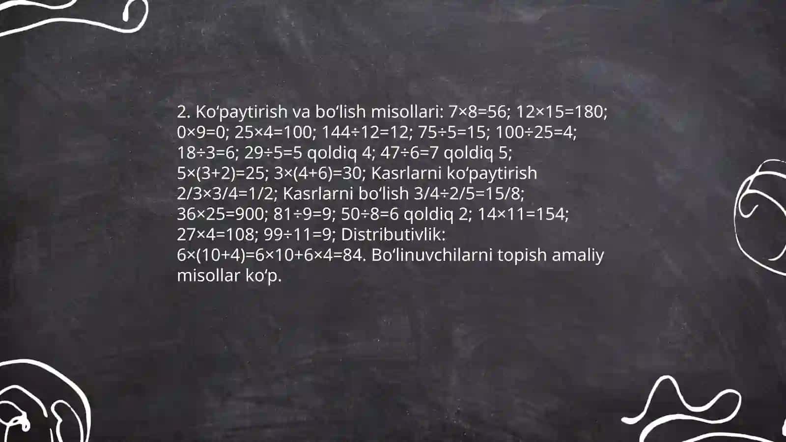 Hisoblashga oid misollar 4