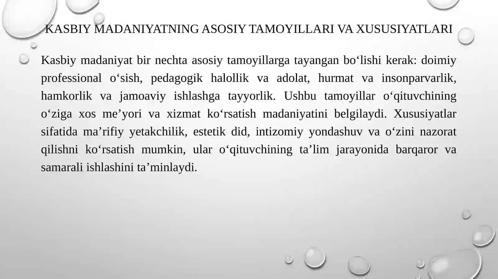 O'qituvchining Kasbiy Madaniyati 4
