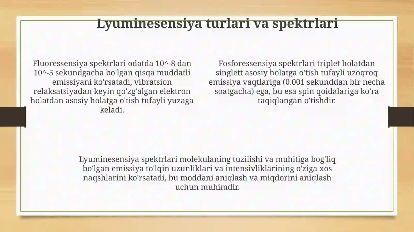 Molekulyar lyuminessensiya 4
