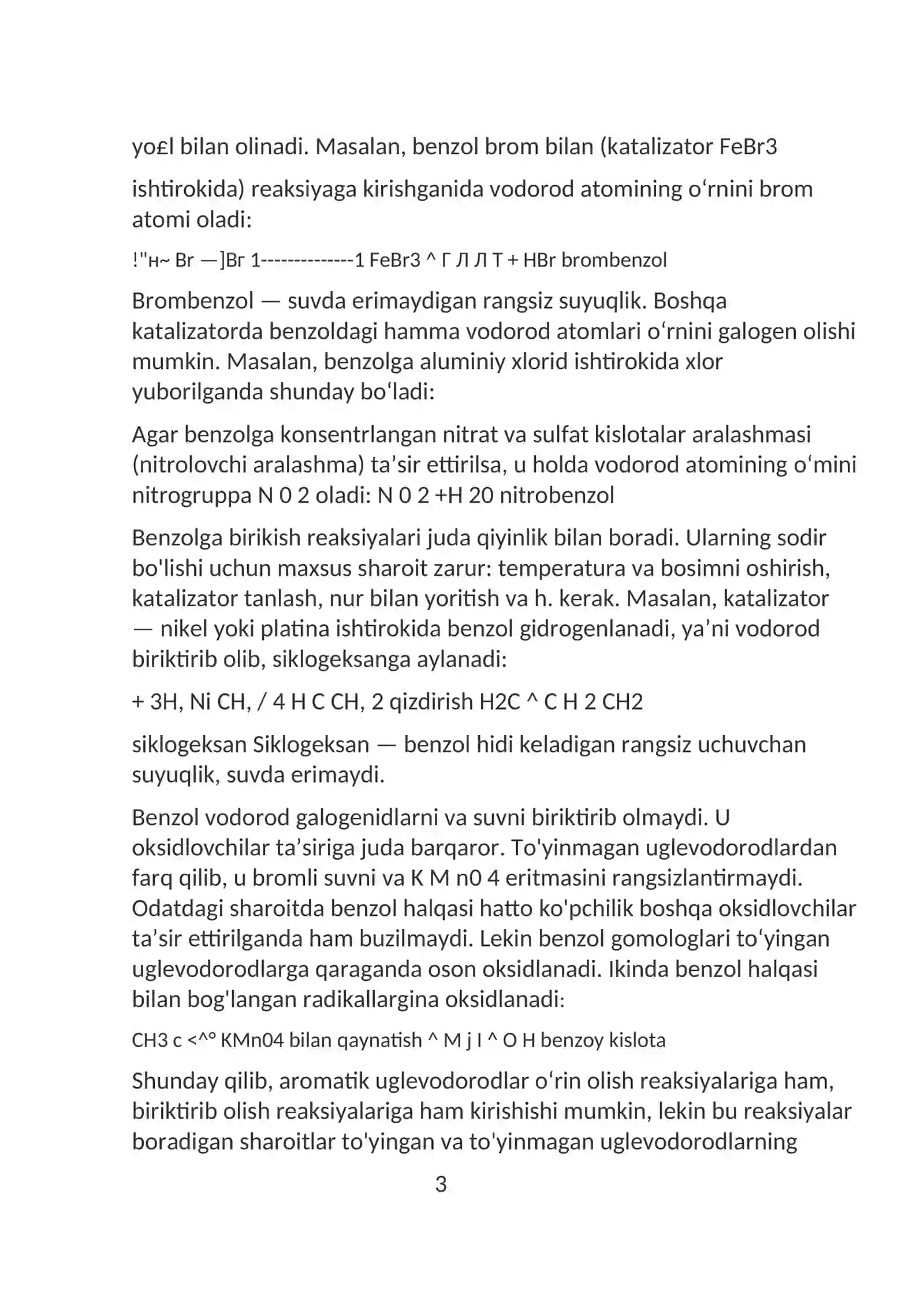 Benzolni gaz fazada oksidlash bilan malein angidrid ishlab chiqarish texnologiyasidagi oksidlash kolonnasini hisoblash 4