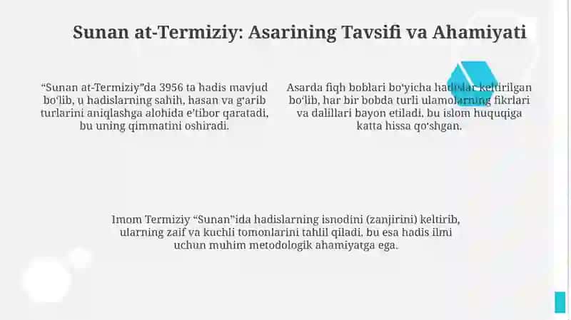 Imom Termiziyning hayoti va asarlari 4