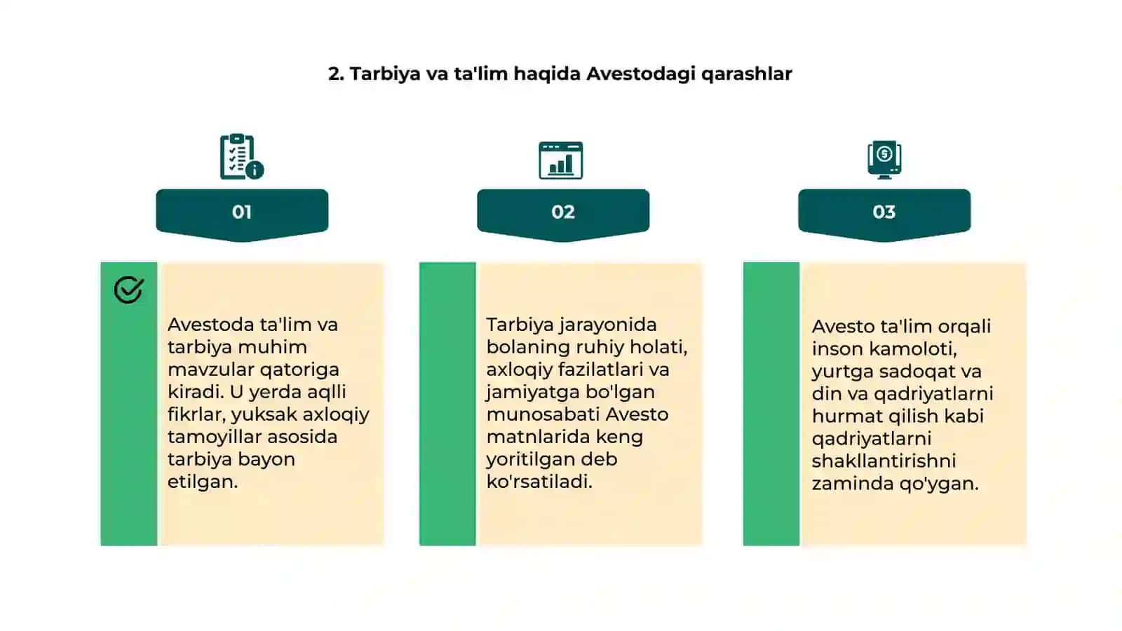 Avestoda talim tarbiya haqida fikrlar 4